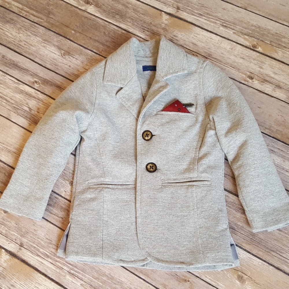 Kids grey blazer - Picture 2 of 5